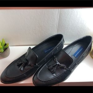 Giorgio Brutini mens size 9 black leather shoes